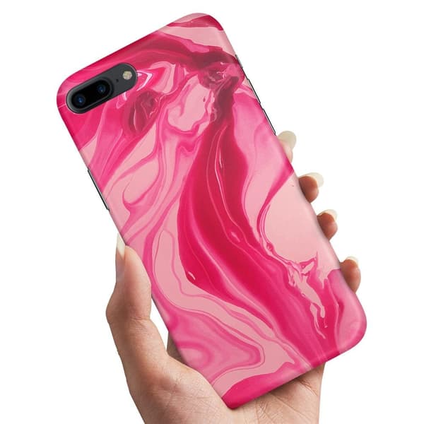 Skal / Mobilskal till iPhone 7 / 8 Plus - Marmor multifärg
