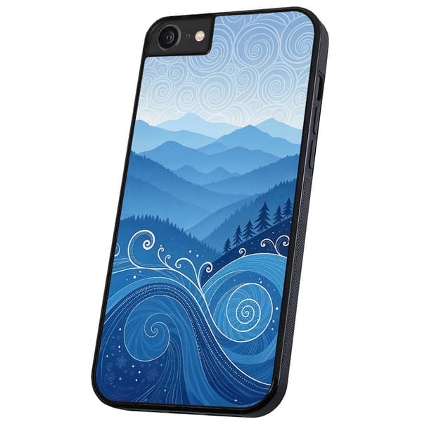 iPhone 16e/17e - Cover/Mobilcover Blue Hills