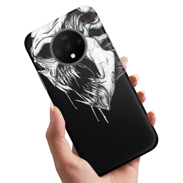 OnePlus 7T - Cover/Mobilcover Dødningehoved Monster