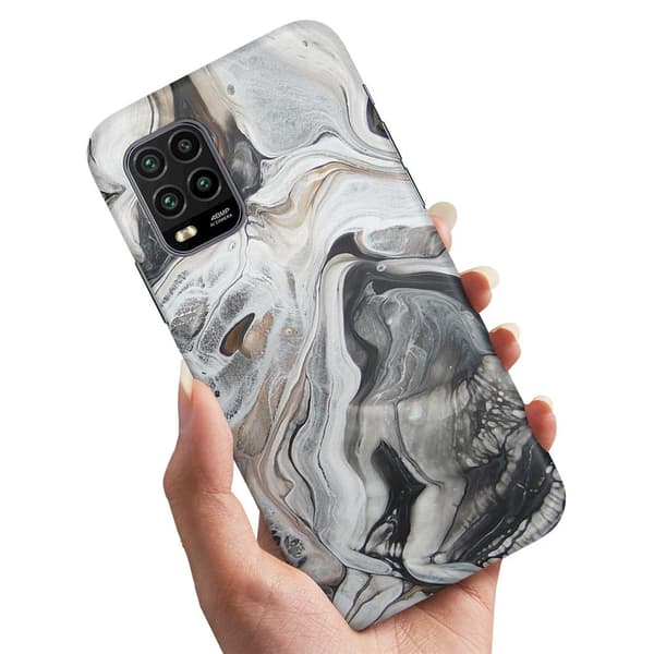 Cover / Mobilcover til Xiaomi Mi 10 Lite - Marmor Multicolor