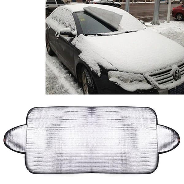 Snøbeskyttelse til Bil / Frostbeskyttelse Frontrute - 150x70cm Silver