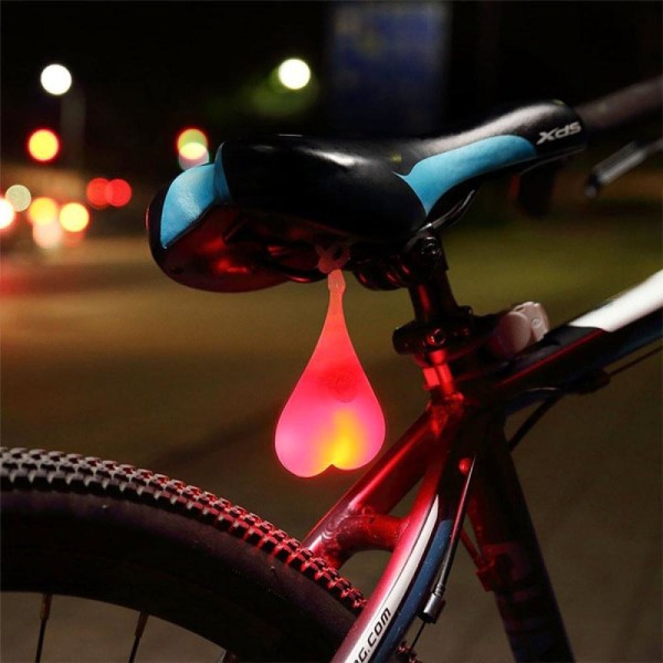 Pung Baklykta / LED-lampa till Cykel - Cykellampa Röd