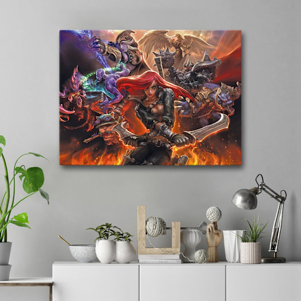 Canvastavla / Tavla - League of Legends - 40x30 cm - Canvas