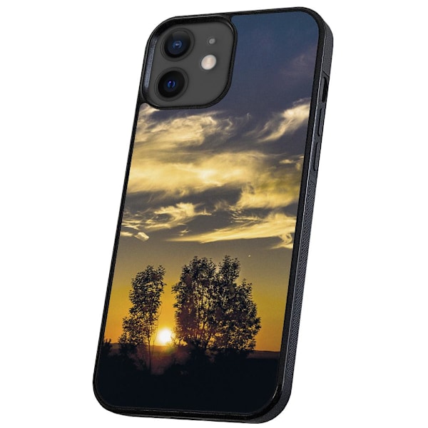 iPhone 12/12 Pro - Deksel/Mobildeksel Sunset Multicolor
