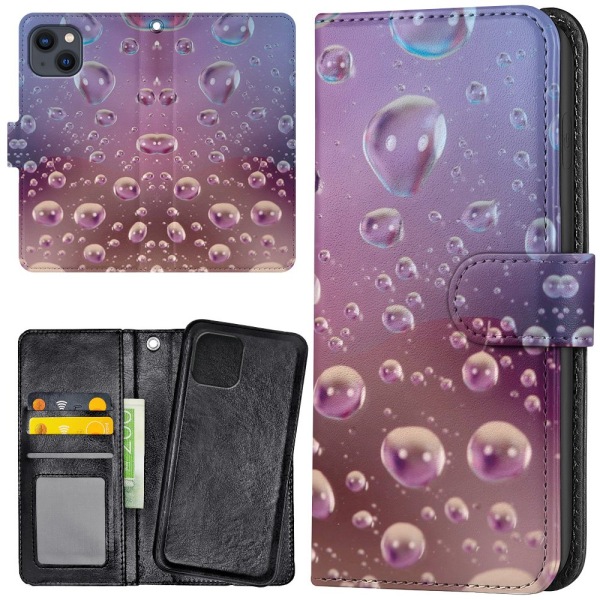 iPhone 15 - Plånboksfodral/Skal Bubblor