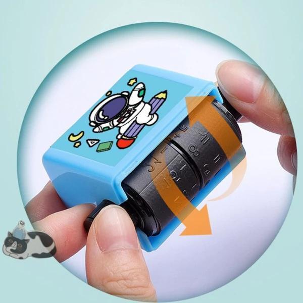 Matematik Stempel - Add/Sub/Mul/Div Blue Multiplikation