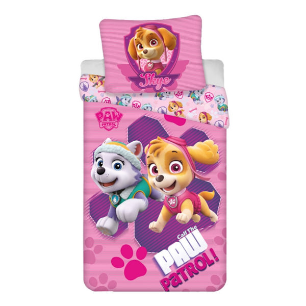 Paw Patrol Barnsängkläder Set - Filtöverdrag 100×135 cm och Kudde 40×60 cm