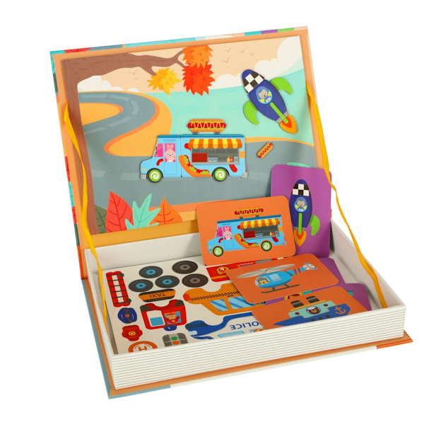 Magnetiskt transportmedel pussel