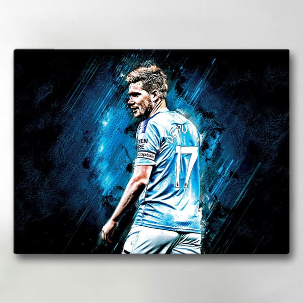 Lerretsbilde / Bilde - Kevin De Bruyne - 40x30 cm - Lerret