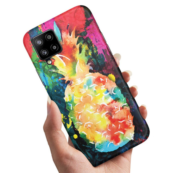 Samsung Galaxy A42 5G - Cover/Mobilcover Regnbue Ananas