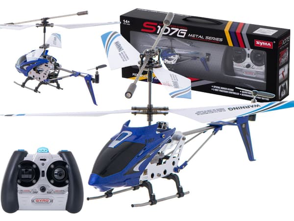 RC Helikopter - SYMA S107G Blå