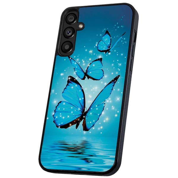 Samsung Galaxy S25 FE - Deksel/Mobildeksel Glitrende Sommerfugler