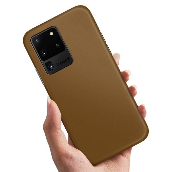 Samsung Galaxy S20 Ultra - Cover/Mobilcover Brun Brown