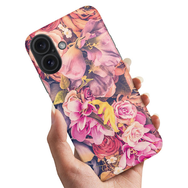 iPhone 16 Plus - Deksel/Mobildeksel Roser