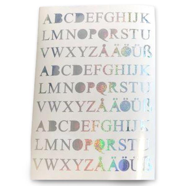 Tarrat - kirjaimia ja numeroita Multicolor