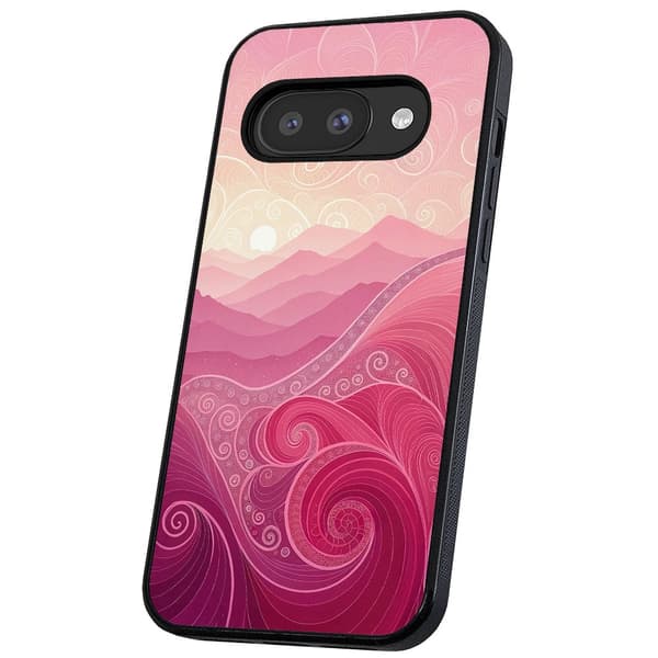 Google Pixel 9A - Deksel/Mobildeksel Pink Hills