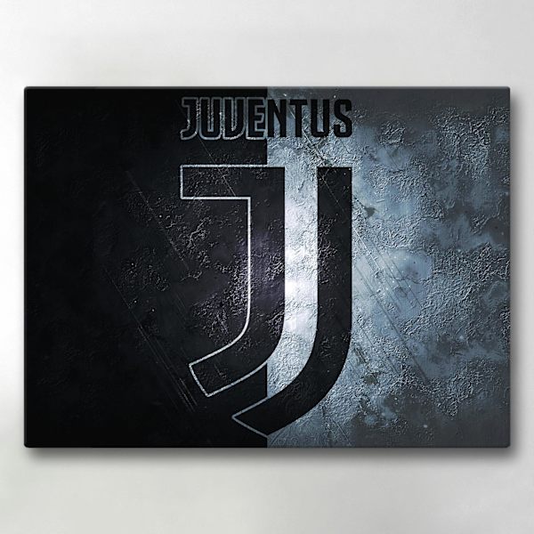 Lærredsbillede / Lærredstryk - Juventus - 40x30 cm - Lærred Multicolor