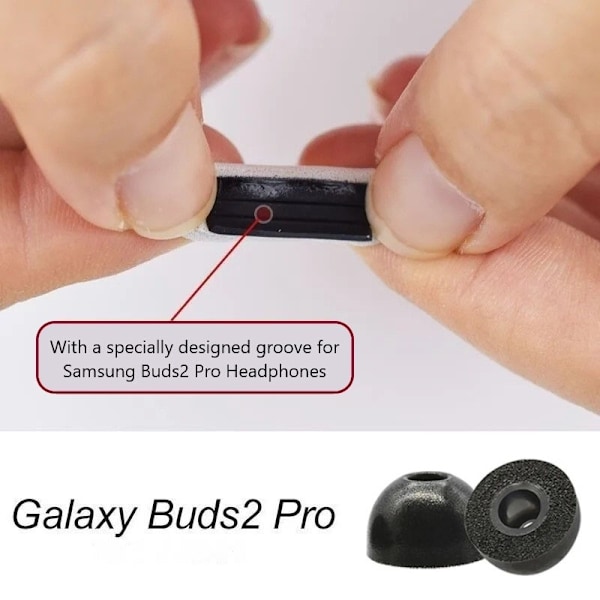 Öronproppar för Galaxy Buds 2 Pro - Memory foam tips