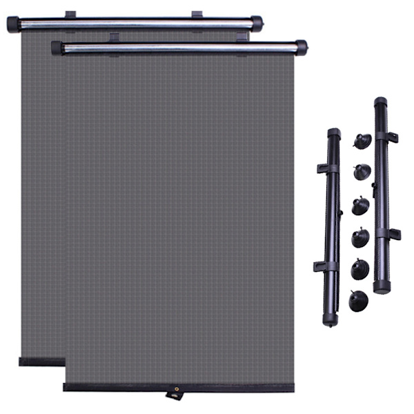 2-Pack - Solskydd Rullgardin för Bil - 40x47 cm