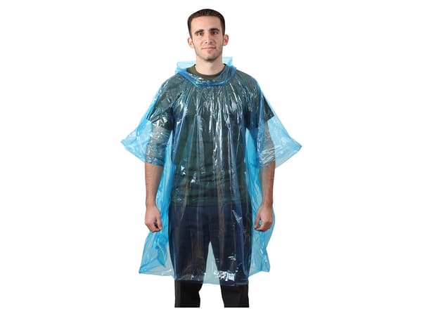 Mackintosh fickponcho stor Blue