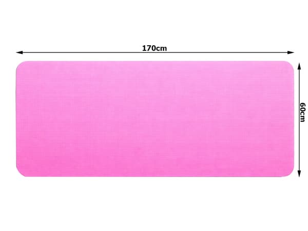 Yogamatta 170 cm tjock Rosa