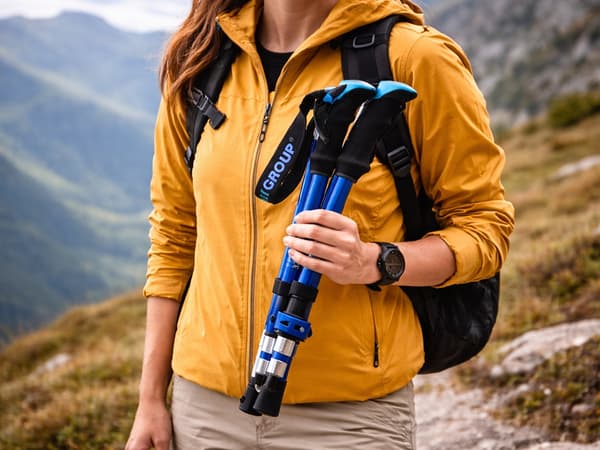 Gåstavar nordic walking set Blue