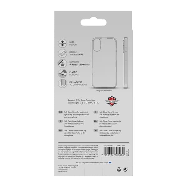 X2O Clear Soft Skal iPhone 18 Pro Max/17 Pro Max Transparent
