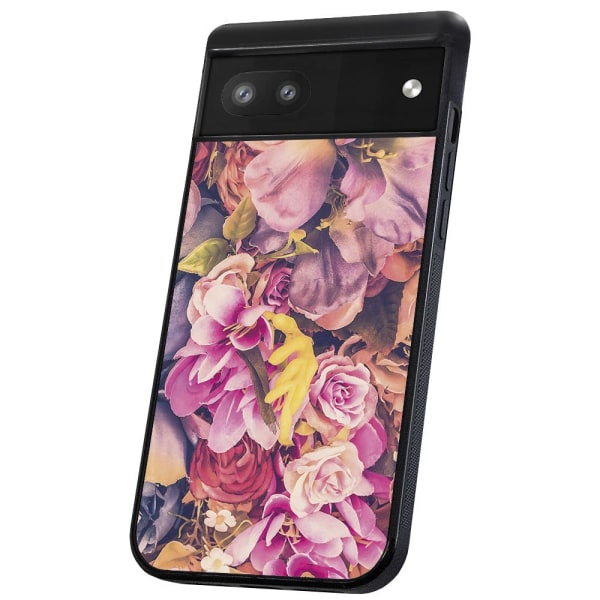 Google Pixel 6A - Cover/Mobilcover Roses