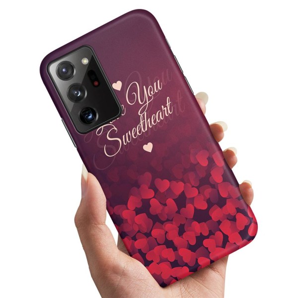 Samsung Galaxy Note 20 Ultra - Cover / Mobilcover Hearts Love
