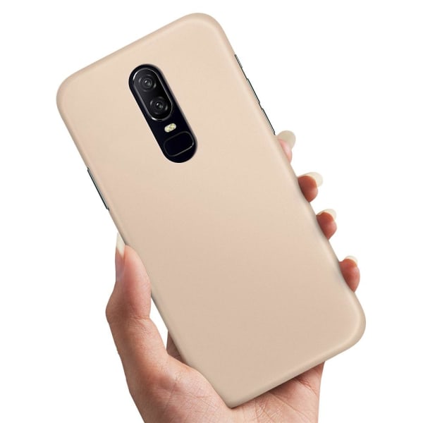 OnePlus 6 - Cover/Mobilcover Beige Beige