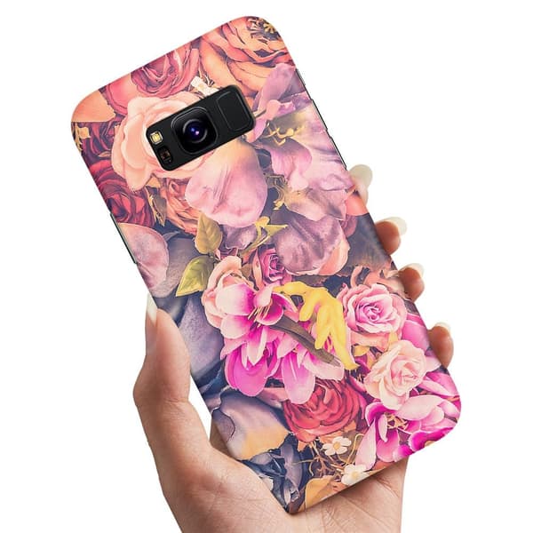Deksel / Mobildeksel til Samsung Galaxy S8 Plus - Roser