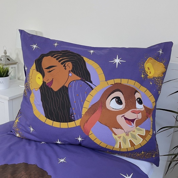 Disney Wish sängkläder set 140×200 cm, 70×90 cm