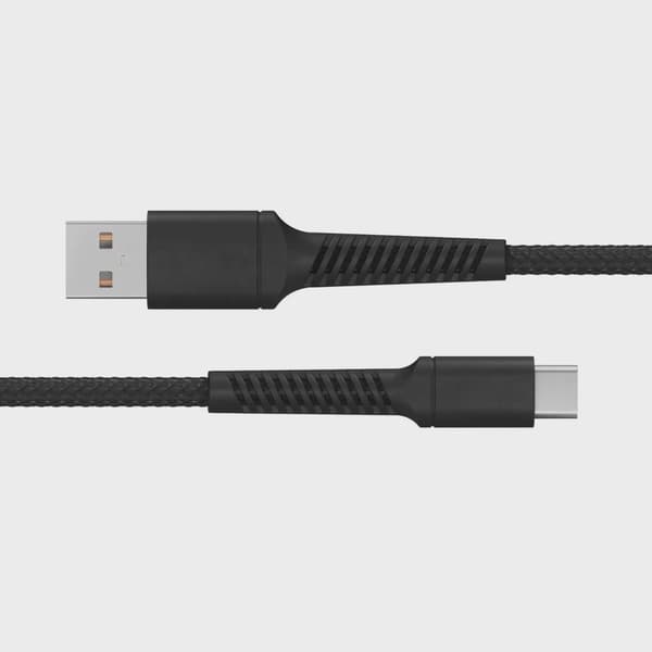 X2O Longlife 60W USB-A/C-kabel 1 m svart