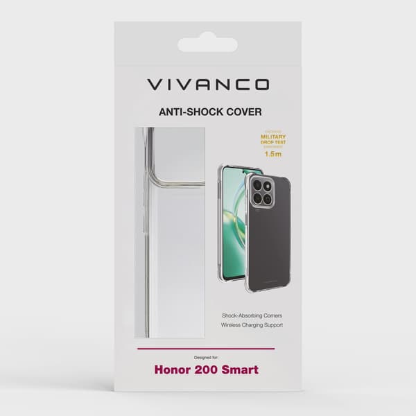 Vivanco Anti-Shock skal Honor 200 Smart Transparent