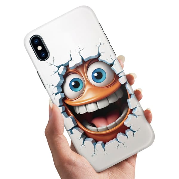 Deksel / Mobildeksel til iPhone XR - Emoji