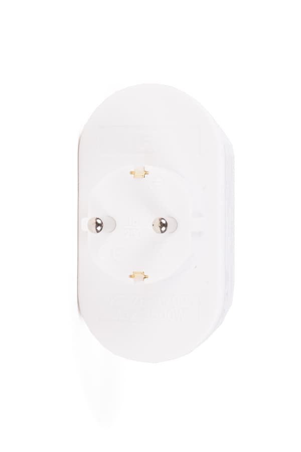 Adapter dubbel jordat vertikal