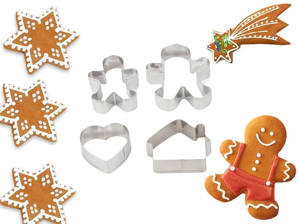 Pepparkaksutskärare julkakor 15 st. Att baka