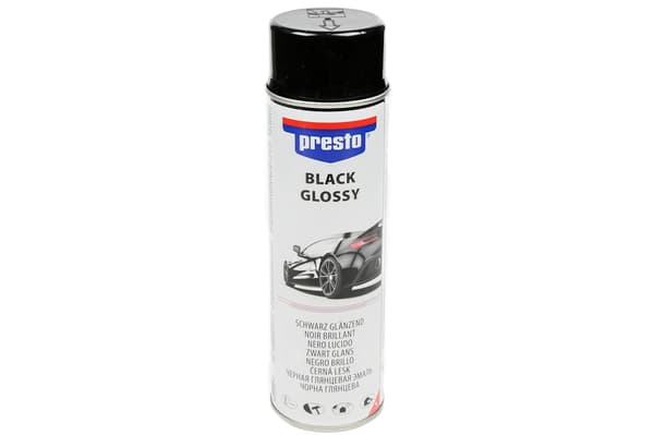 Färg svart blank 500 ml