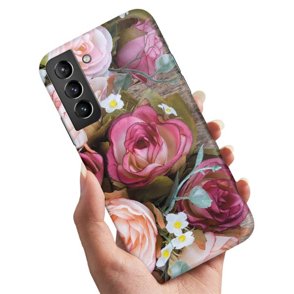 Samsung Galaxy S21 FE 5G - Skal/Mobilskal Blommor multifärg