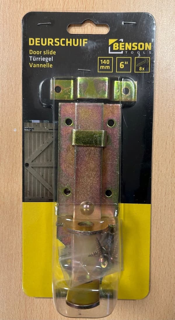 Dörrregel 6" 150 mm rak
