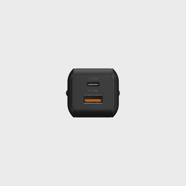 Xtorm 45W GaN3 NextGen Hemladdare USB-C/A GRS Svart