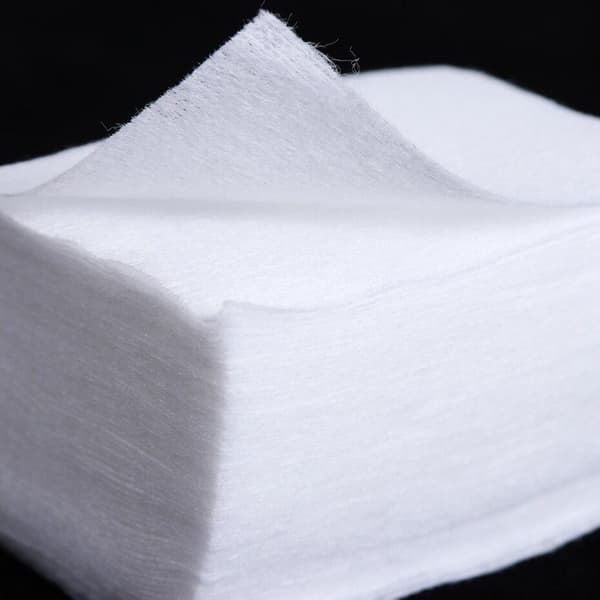 500-Pak - Nail Wipes - Ullfrie pads for negler White