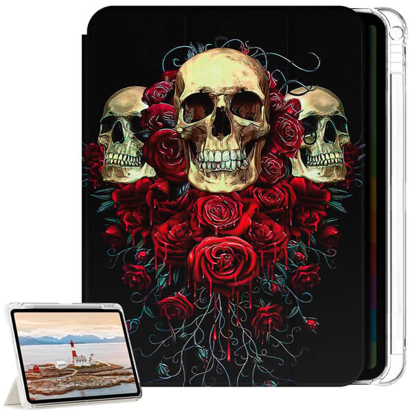 Cover til iPad Mini 6th gen / iPad Mini (A17 Pro) - A15/A17 Pro - 2021/2024 - 8.3" - Skulls