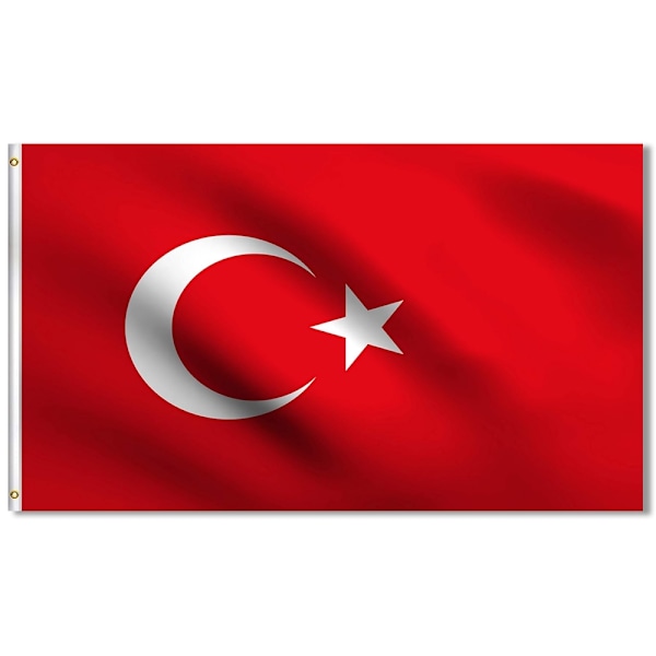 Turkki Lippu - 150 x 90 cm