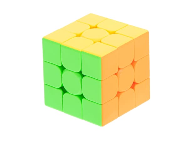 3x3 Puslekube - Fargerik Speed Cube
