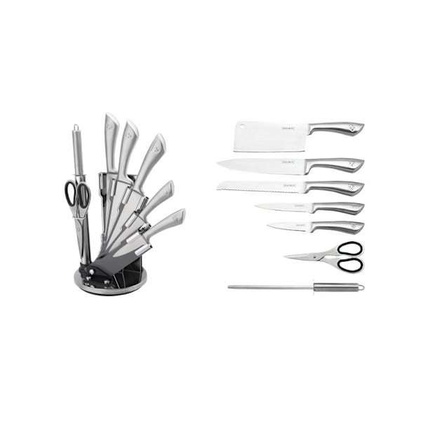 Knivset med Knivblock - 8-delar