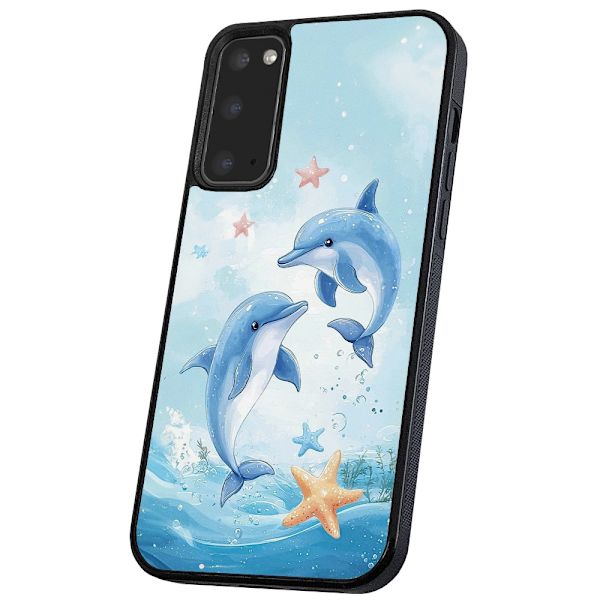Samsung Galaxy S10 - Deksel/Mobildeksel Dolphins