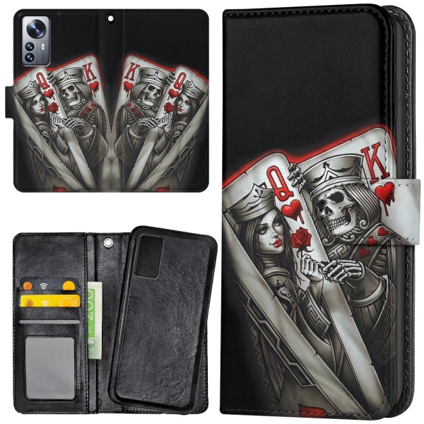 Xiaomi 12 Pro - Mobilcover/Etui Cover King Queen Kortspil