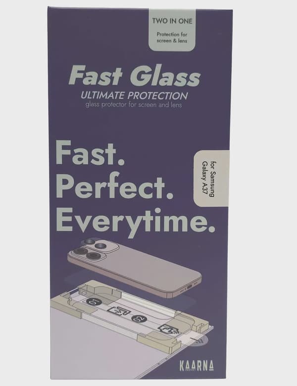 Kaarna 2in1 Full Screen Skyddsglas + Linsskydd Samsung Galaxy A37