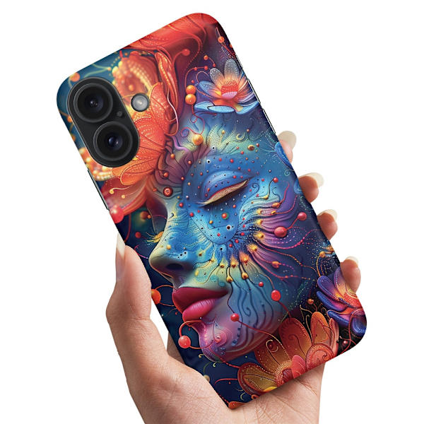 iPhone 16 Plus - Skal/Mobilskal Psychedelic